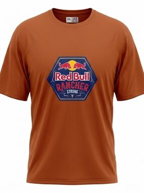 A4 Men's Red Bull Rancher Strong Performance T-Shirt - Size 3XL